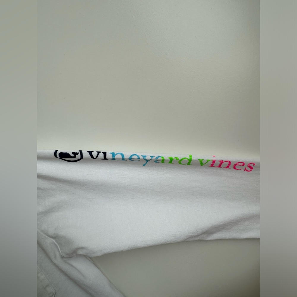 Kids Vineyard Vines Neon Whale Long-Sleeve Pocket Tee - Picture 3 of 3